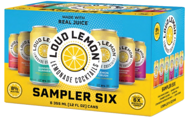 Loud Lemon Sampler 6 Pack
